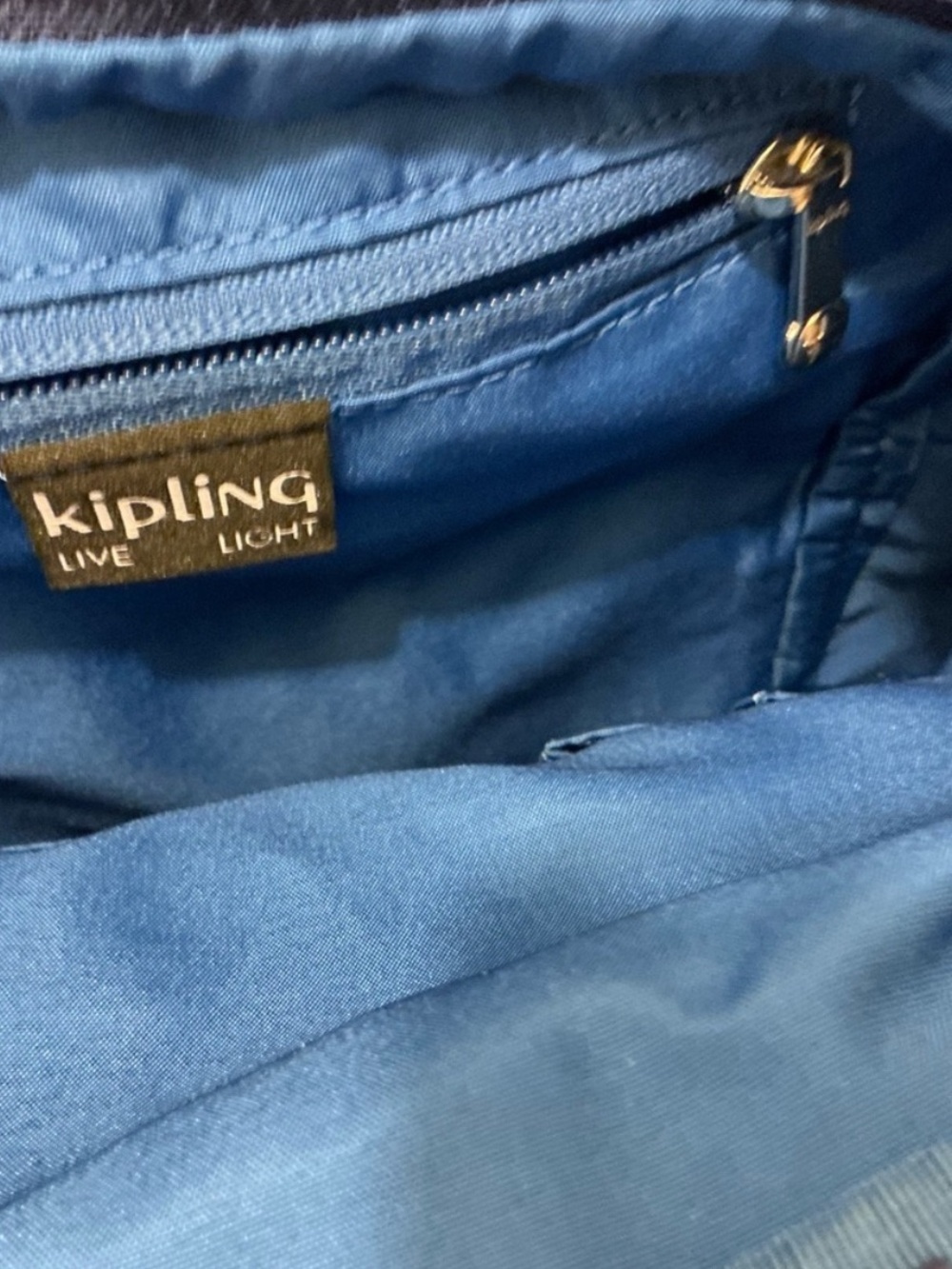 Kipling Blue Mini Backpack - Picture 4 of 6